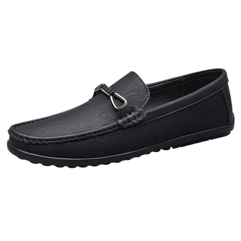 Mens Slip On Derby Dress Shoes Formal Business Wedding Lightweight Casual Walking Loafers for Men