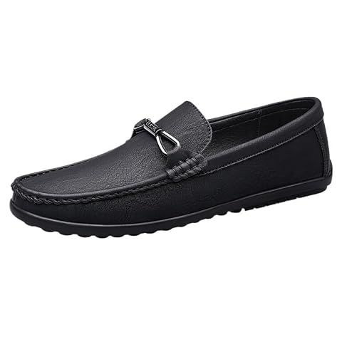 Mens Slip On Derby Dress Shoes Formal Business Wedding Lightweight Casual Walking Loafers for Men