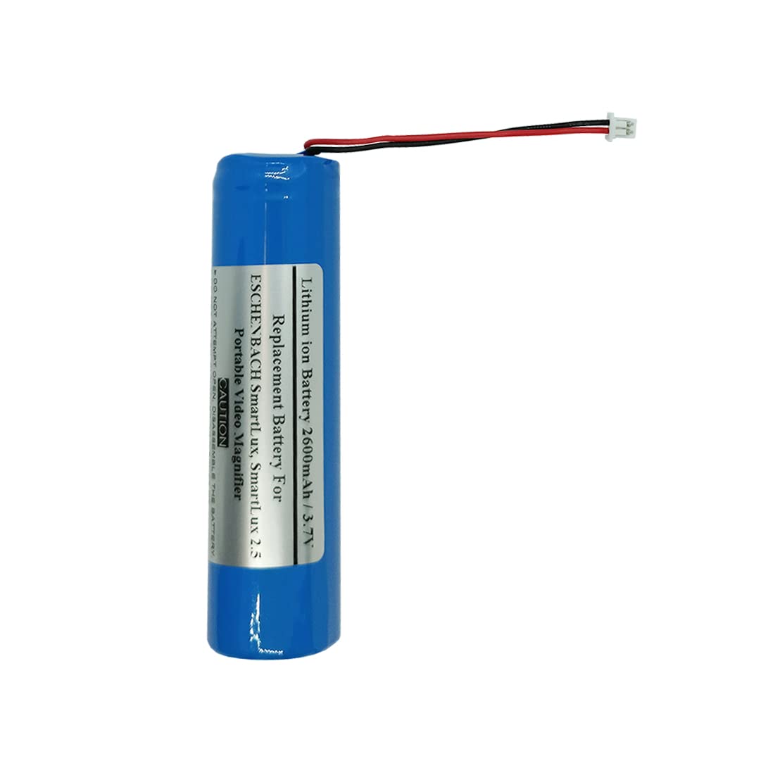 2600mAh 3.7V Replacement Battery for ESCHENBACH SmartLux, SmartLux 2.5 Portable Video Magnifier, 1650-1B