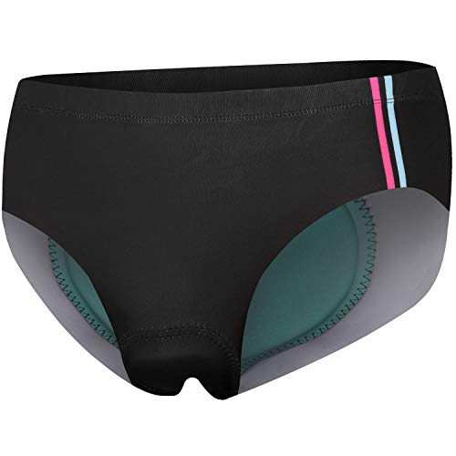 NOOYME Women Bike Underwear Gel 3D Padded Printed Design Bicycle