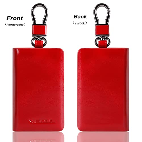 VISOUL Custodia in Vera Pelle per Chiavi Auto
