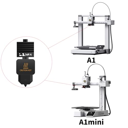 Kit Hotend H2D pour Bambu Lab avec buse acier trempé 0.4mm et chaussette silicone