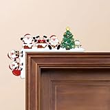 Spetsbst Marco de puerta de Navidad, chimenea (Papá Noel)