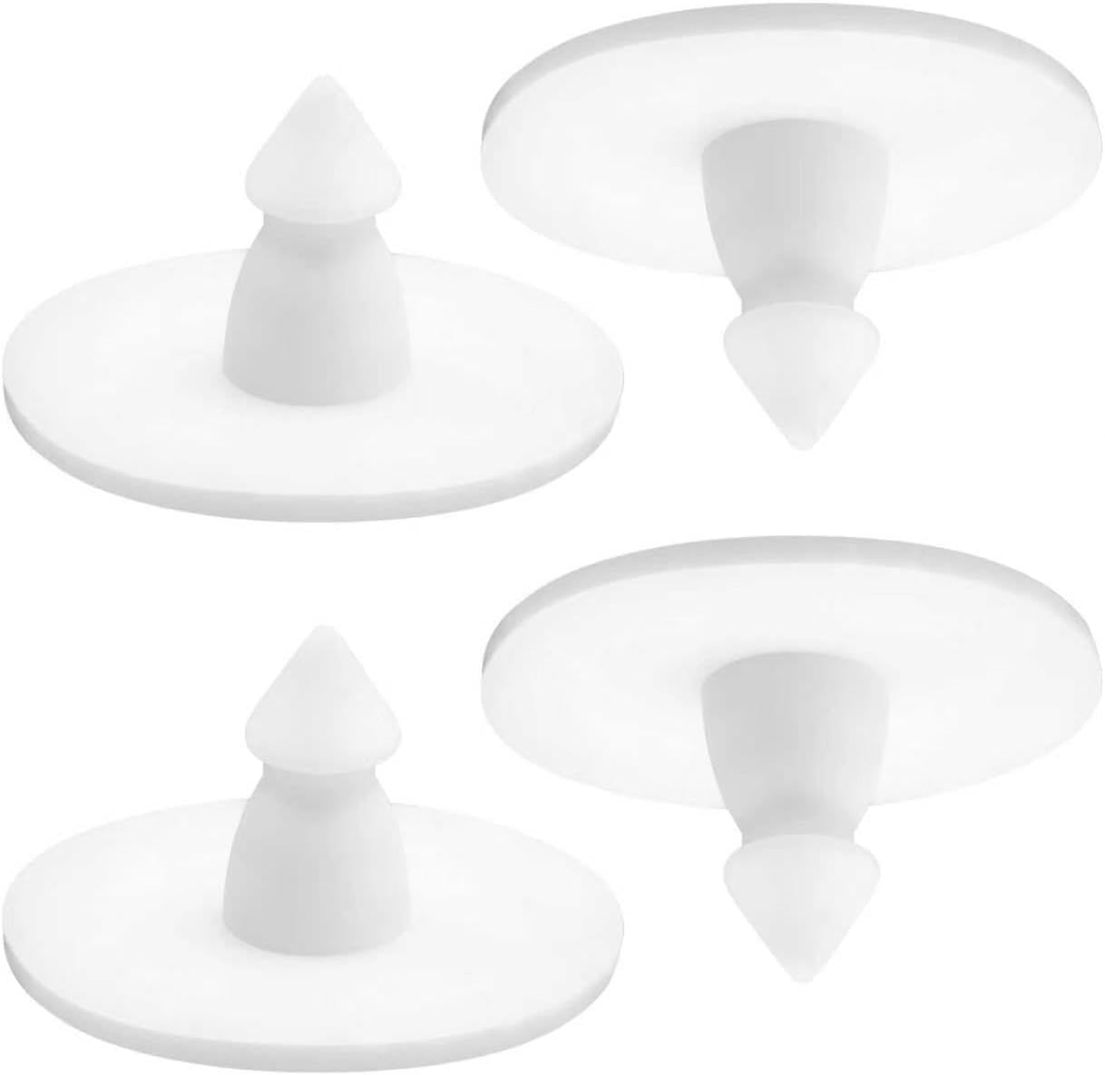4 Pcs Newly Upgraded 3400918 3400922 Dishwasher Push-In Retainer Clips | Upper Spray Arm Fastener Replacement for Whirlpool KitchenAid Maytag | Replace WP3400918 AP6008483 897902 PS11741622