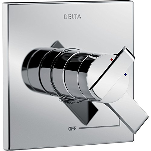Delta Faucet Ara 17 Series Dual-Function Shower Handle Valve Trim Kit Chrome T17067 (Valve Not Included)
