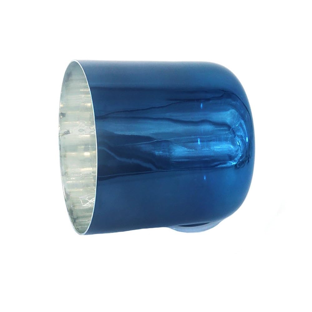 8 Inch Dark Blue Alchemy Crystal Singing Bowl, Chakra Bowl Sound Bowl, Gift For Yoga Meditation & Sound Healing, With Free Acrylic Striker & O-ring(F Note)