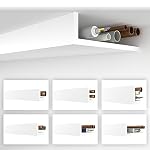 HEXIMO – HEXIMO Winkelprofil weiß 1.7 Meter Profile - XPS Abdeckleist