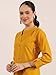LATIVE COLOURS OF FASHION Maternity Kurta, Traditional Cotton Kurti with Embroidery, Yellow (US, Alpha, X-Large, 5X-Large, Regular, Regular, Standard, Yellow)