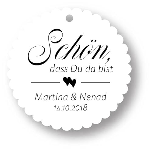 Generic 'Schön, dass Du da bist' Geschenkanhänger