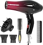Jooayou Hair Dryer, 3000W Professional Ionic Hairdryers with Diffuser for Women Men Kids, Powerful Blow Dryer with 3 Heat 2 Speed and Cool Button for Home Travel Salon Use