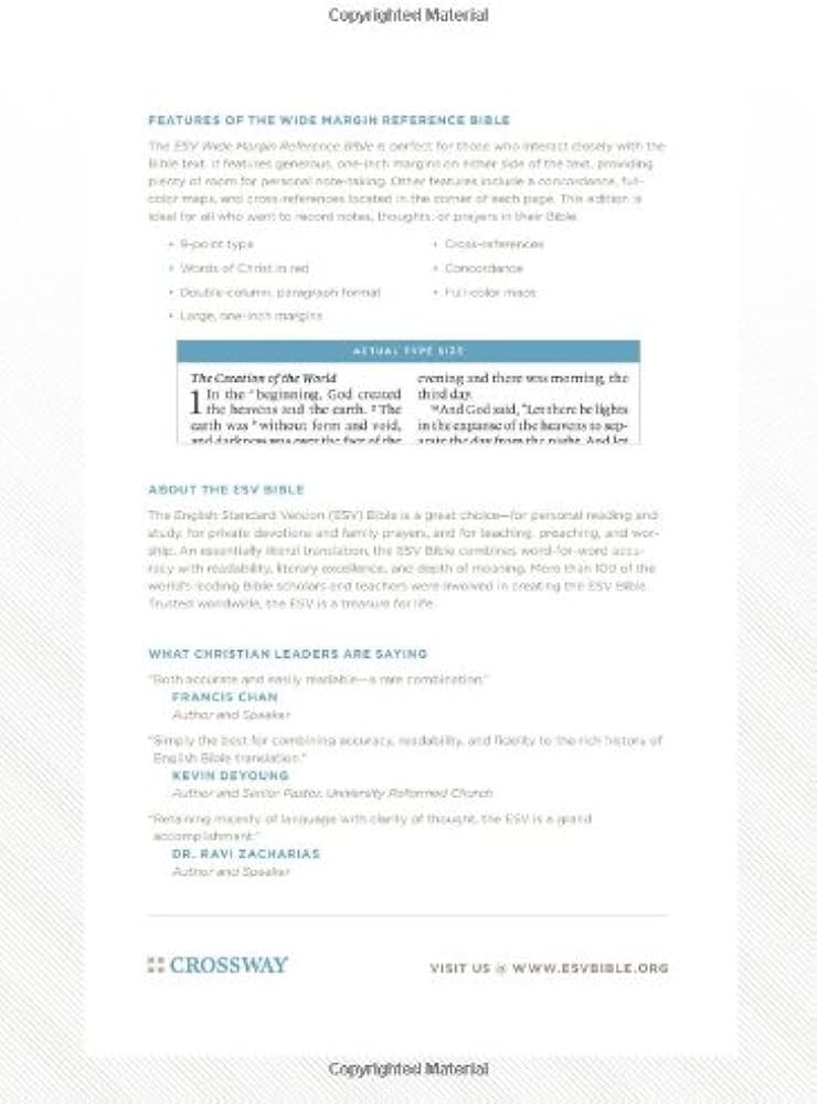 Amazon | Holy Bible: English Standard Version, Black, Genuine Amazon | Holy Bible: English Standard Version, Black, Genuine