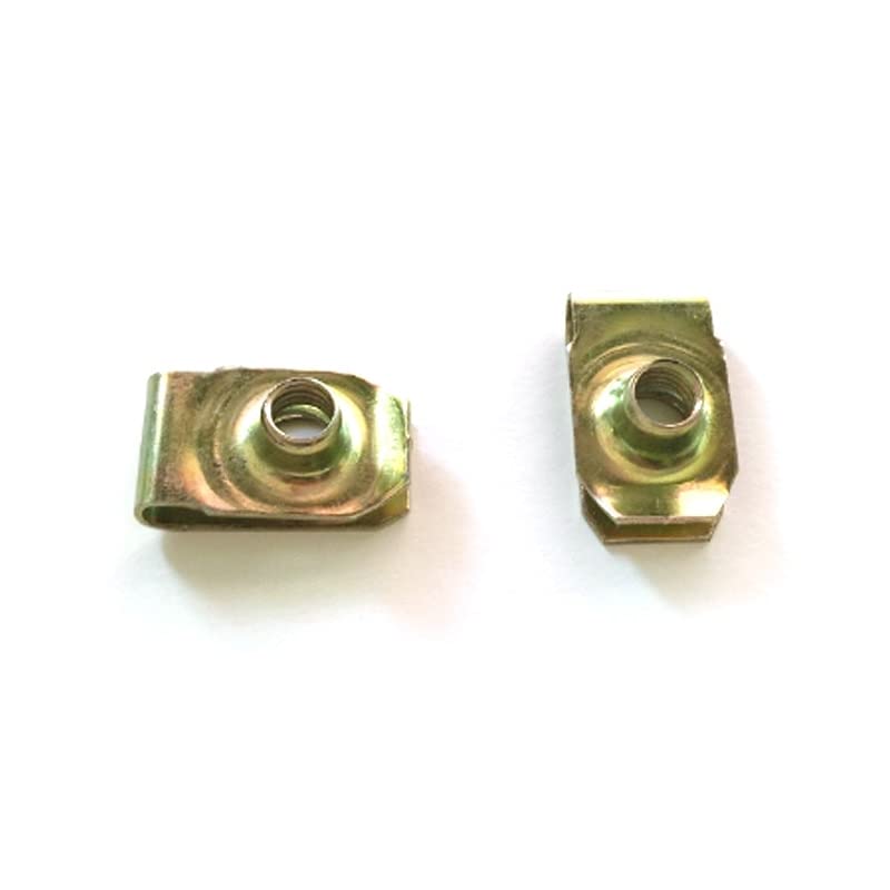 M6 M8 M10 65 Manganese Steel B Type Leaf Spring nut Opening Stretching Nuts - (Size: M10(10pcs))