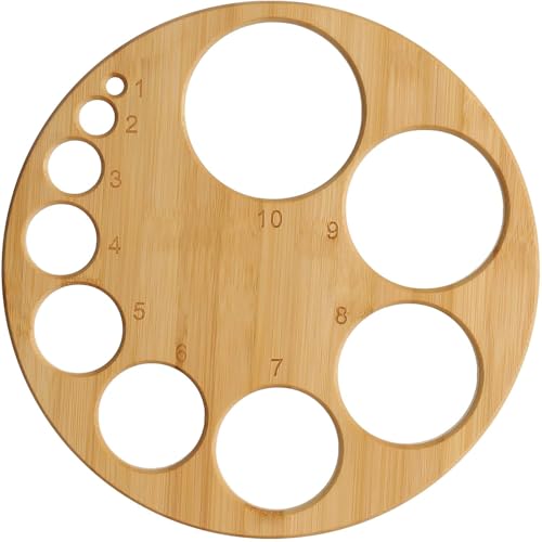 Midwife Cervical Dilation Chart - Wooden Birth Progress Measuring Tool for Doula, Childbirth Education, Home Birth - Natural Wood Labor Delivery Aid ﻿