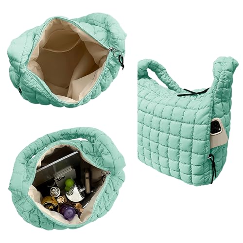 Bolsa Puffer Tote para Mujer con Diseño de Nube y Textura Acolchada miniatura 6