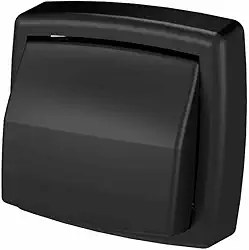 Acabamento para Válvula de Descarga Deca Hydra Max, ABS, Preto