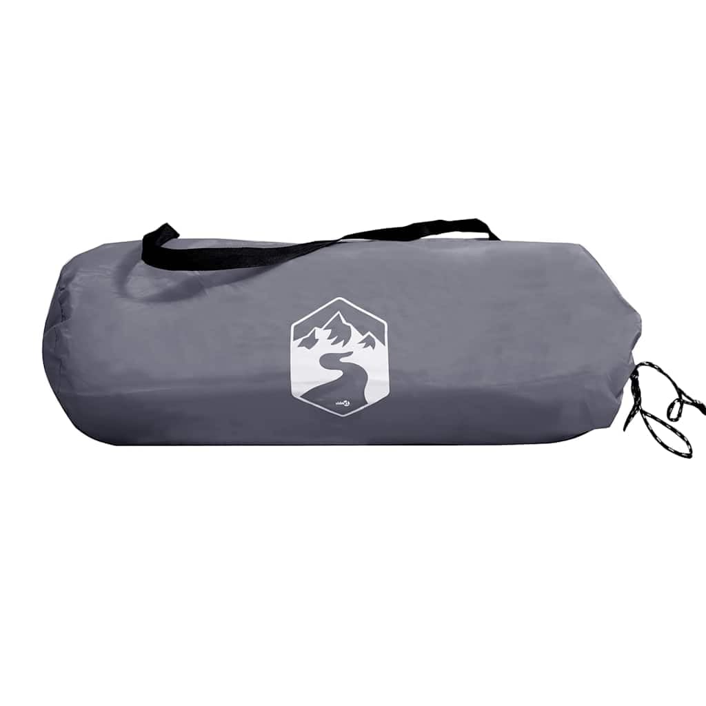 Tarp Grau und Orange 400x, wasserdichtes 210D Oxford-Gewebe mit PU-Beschichtung, Winddicht, leicht und multifunktional, ideal für Camping, Trekking, Outdoor, Schutz und Übernachtung