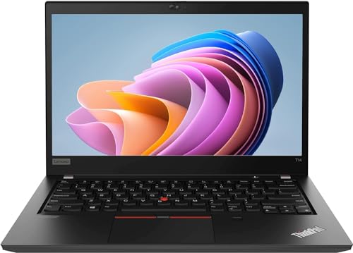 Lenovo Thinkpad T14 Gen 1 Ordinateur portable, 14 pouces FHD, Intel Core i5-10210, 16 Go, SSD 512 Go, Clavier américain, Windows 11 Pro (reconditionné)