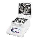 aqxreight Halogen-Wasseranalysator, Labortester, 0,005 G Genauigkeit, Touchscreen, RS232-Schnittstelle, Lebensmittel, Maisfutter (EU-Stecker 220 V)