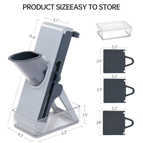 Image of M-CF059-1G Mandoline Slicer Vegetable Chopper food