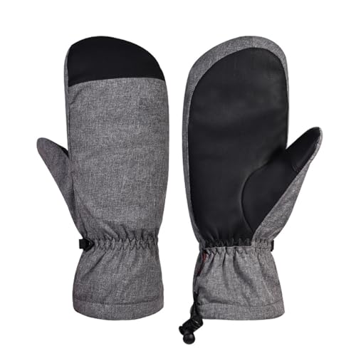 Fcnjsao Guantes de invierno Guantes de esquí Guantes de snowboard resistentes al agua Guantes cálidos para correr Ciclismo Senderismo