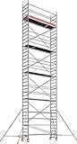 Arbeitshöhe m: 11,2 - Gerüsthöhe m: 10,43 - Standhöhe m: 9,2