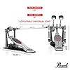 Pearl P2050C Eliminator: Redline Single Bass Drum Pedal, Chain Drive Double V-belt Drive #1