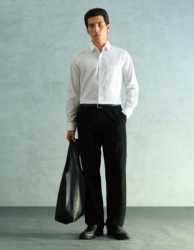 Image of Arrow Slim Fit Mens Formal Shirt - 100% Cotton, Breathable & Comfortable, Full Sleeves Shirts for Men