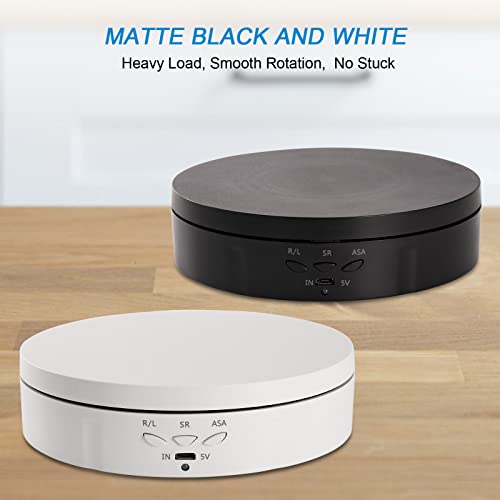 Image of 5.74 Motorized Rotating Display Stand for Jewelry 22lbs Load 360 Degree Electronic Turntable Display Stand with USB Charging Port for Photography Products,3D Model,cake