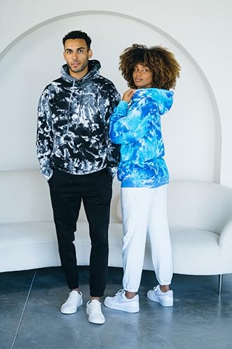 Image of Colortone Tie Dye Pullover Hoodies for Women and Men - Classic Fit Sweatshirts