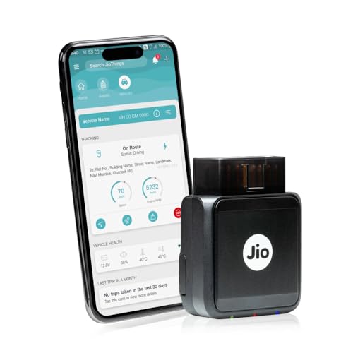 JioMotive OBD GPS Tracker & Wi-fi Router| 4G eSIM Plug n Play| In...