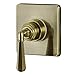 Kingston Brass KS3043HL Metropolitan Three-Way Diverter Valve with Trim Kit, Antique Brass