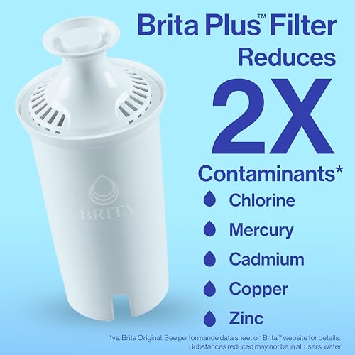 Brita UltraMax Large Water Dispenser with Standard Filter, BPA-Free, Reduces Copper, Cadmium and Mercury Impurities, Lasts 2 Months or 40 Gallons, Includes 1 Filter, Kitchen Accessories, Large 27-Cup - Image 3