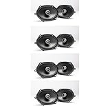 Maxxsonics FKB168 MB Quart Formula 5x7 Inch / 6x8 Inch 2 Way Coaxial Car Audio Speakers (4 Pack)
