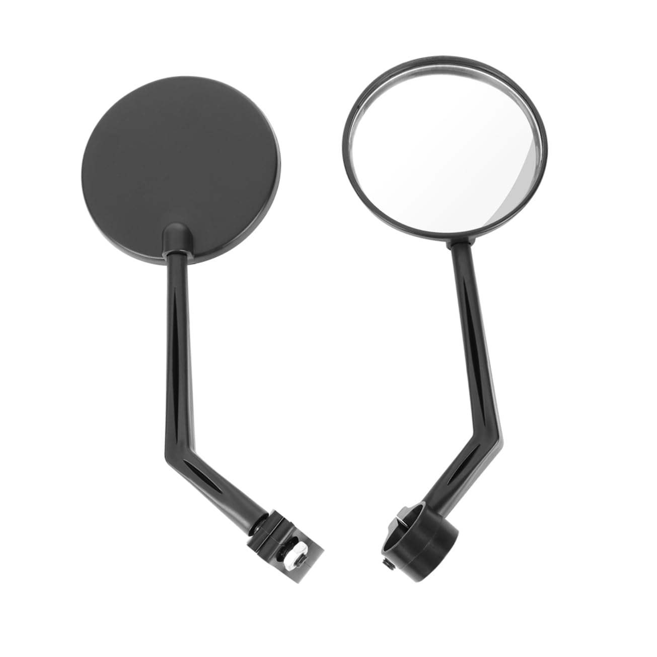 Toddmomy 2Pcs Rear View Mirrors for Bike Rotating Convex Handlebar Safety Mirrors Cycle Accessories for Handlebars Easy Install Rearview Bike Mirror