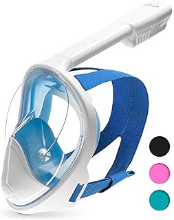 DIVELUX Full Face Snorkel Mask - Anti Fog & Anti Leak Technology |