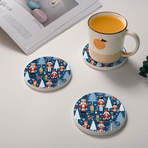 Dessous de verre personnalisés en diatomite Casse-noisette cadeau - 3