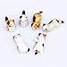 Set di 6 coltelli e bacchette in ceramica giapponese a forma di gatto