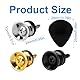 QOWUXHZ 6 Stück Guitar Strap Buttons Gitarrengurt Knöpfe Metall Gitarrengurt Endknopf Mit Befestigungsschrauben Und Gummi Kissen Mit Einem Gitarrenplektrum Für Klassische Elektrische Akustik Gitarre