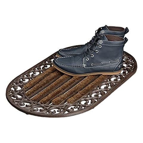 Paillasson Oval Relaxdays en Fonte Cover