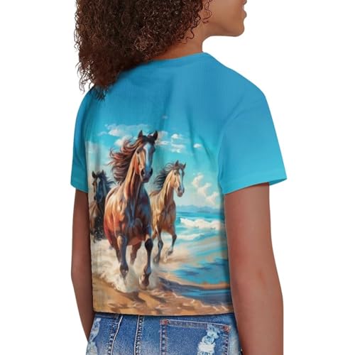 Image of Ystardream Cute Shirts for Teens Girls 6-16 Years Casual