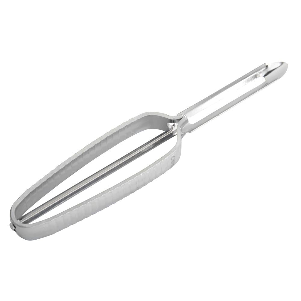 Browne (575690) 3" Stainless Steel Fruit/Vegetable Peeler by Browne Foodservice – Stainless Steel, Silver, Model 65506056906
