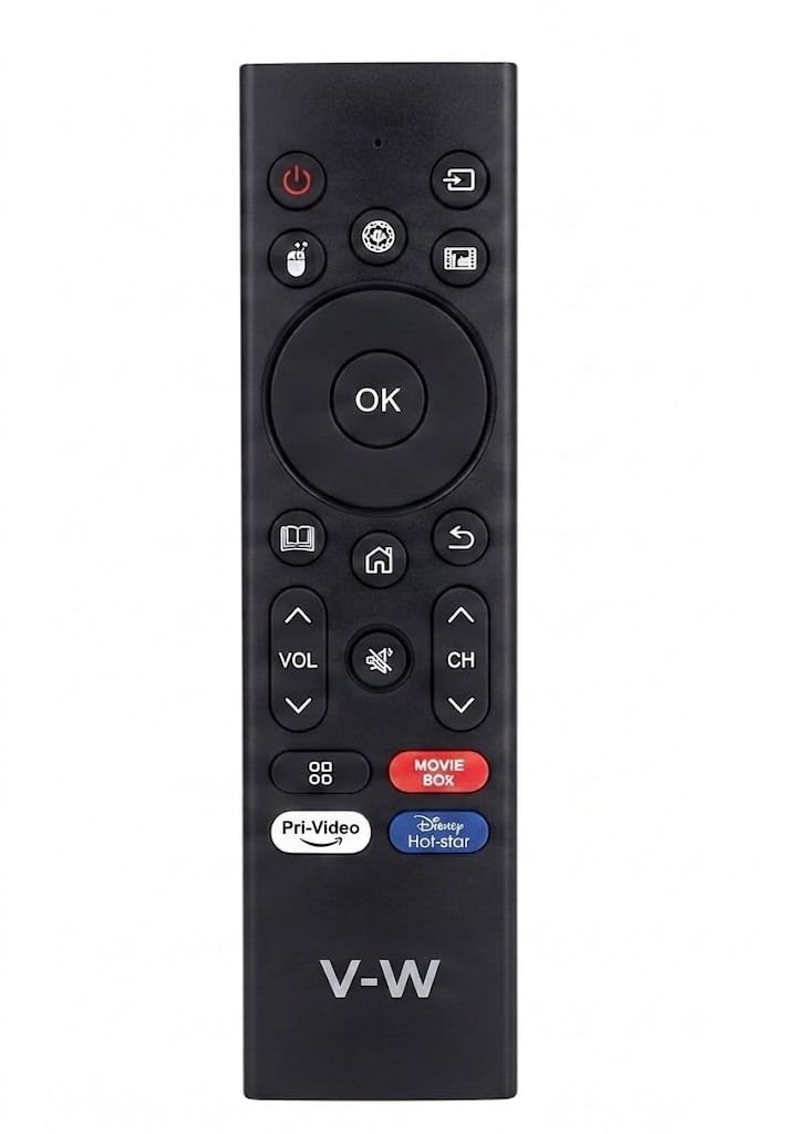 SV VW3251 Remote Control Compatible for VISIO World VW 80 cm (32 inches) Frameless Series HD Ready Android Smart LED TV VW3251 (Black)-picture-28