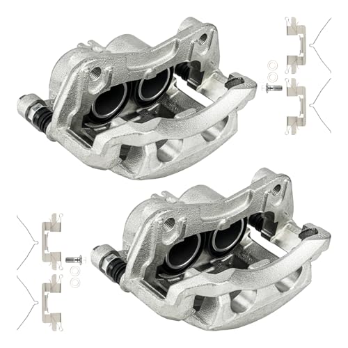 Image of PHILTOP Front Brake Caliper 19-B3122A, 19-B3123A Compatible with 2005-2023 Nissan Frontier, 2005-2015 Nissan Xterra, 2005-2012 Nissan Pathfinder, 2009-2012 Suzuki Equator