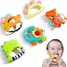 iPlay, iLearn 5 Dinosaur Baby Rattles, Teether, Shaker, Grab and Spin Rattle, Musical Toy Set, Early Educational Toys, Unique Gifts for 3, 6, 9, 12, 18 Month Olds Infant, Newborn, Toddler, Boys, Girls