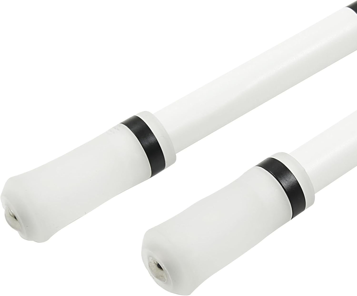Hitefu 2PCS Spinning Pen, White Finger Spinner Pen Rotating Pen Spinning Trainer, Gaming Trick Pen Mod for Student & Adults