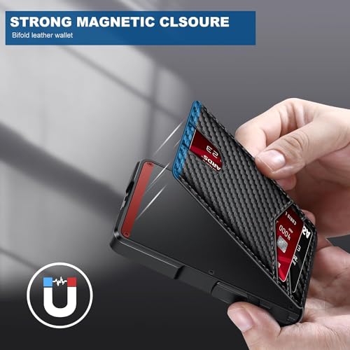 wallet for men mens minimalist wallet 9-13 cards slim compact wallet with money clip amp id window rfid blocking smart pop up card wallet metal aluminum credit card holder bifold wallet