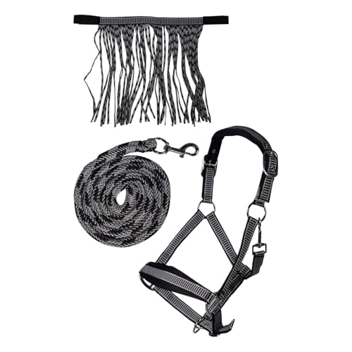Licol Lilly Full rembourré softprene avec longe cheval et franges