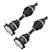 PHILTOP CV Axle Shaft Assembly Compatible with Hummer H2 2003-2009, Front Complete CV Joint Axle Shaft 2 PCS