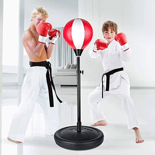 Kmuysl Punching Bag For Kids, Boxing Bag With Gloves, Height Adjustable Punching Bag For Age 5, 6, 7, 8 9 10+ Years Old Boys Girls, Ideal Chritsmas Birthday Gift For Kids #TOP6