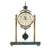 DESIGN RUSTIQUE MODERNE & VINTAGE : Une combinaison de style rustique moderne avec des caractéristiques vintage. L'horloge rétro rend votre maison plus unique. L'Horloge Vintage est idéale pour décorer le salon, la chambre, la salle de bain, le chevet ou la cheminée.
